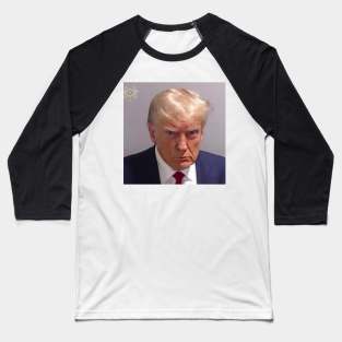 Trump Mug Shot Baseball T-Shirt